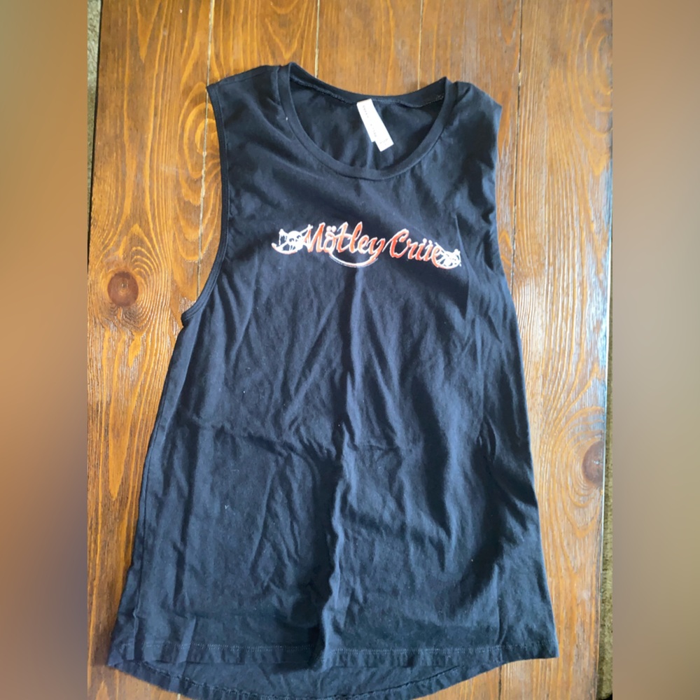 Black Graphic Tank Top